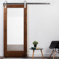 Made in china wood sliding glass barn door